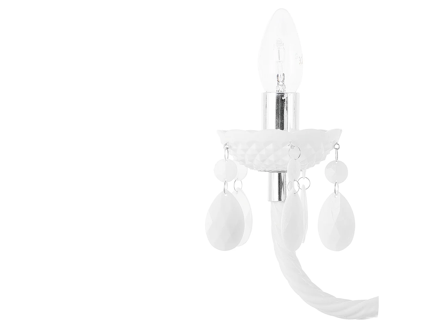 Grand lustre blanc KALANG L