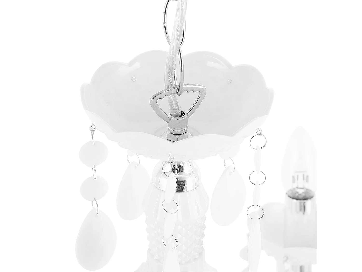 Grand lustre blanc KALANG L