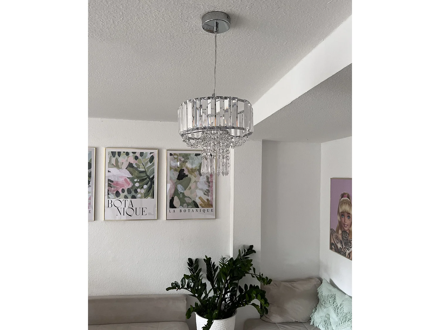 Lustre ADORN Métal Transparent