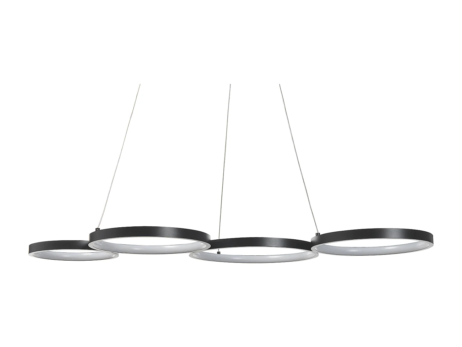 Lampe LED suspendue PIBOR Métal Noir