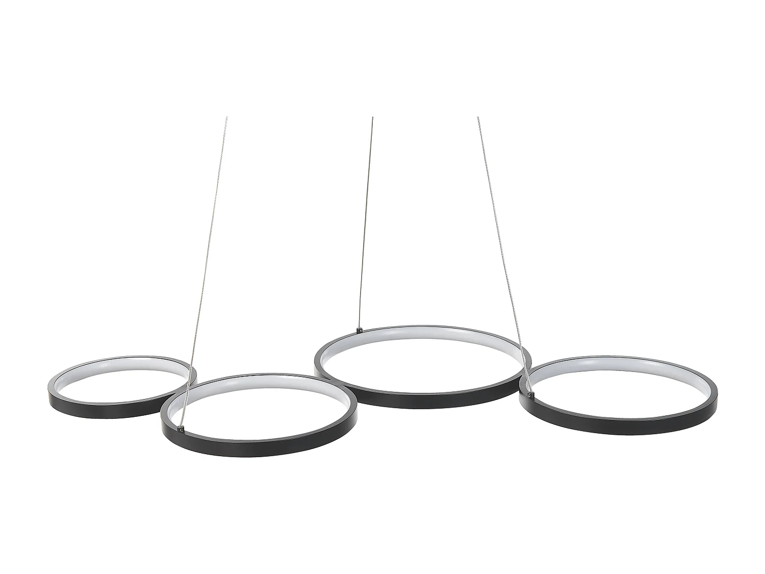 Lampe LED suspendue PIBOR Métal Noir