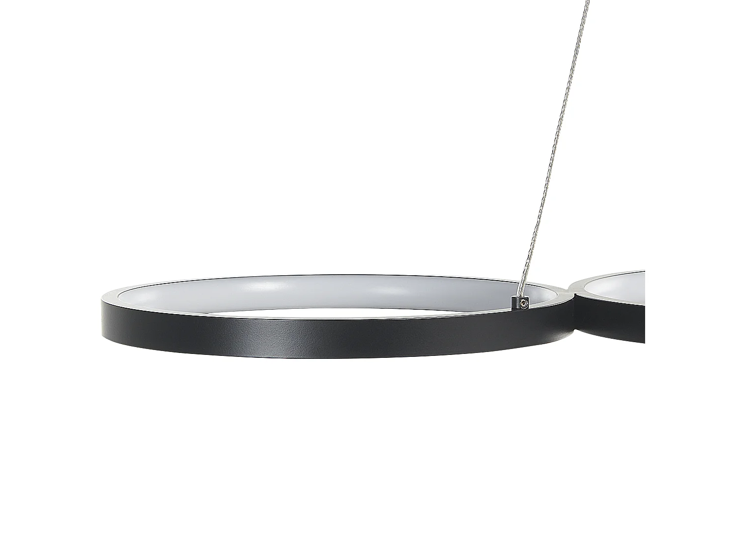 LED Hängelampe PIBOR Metall Schwarz