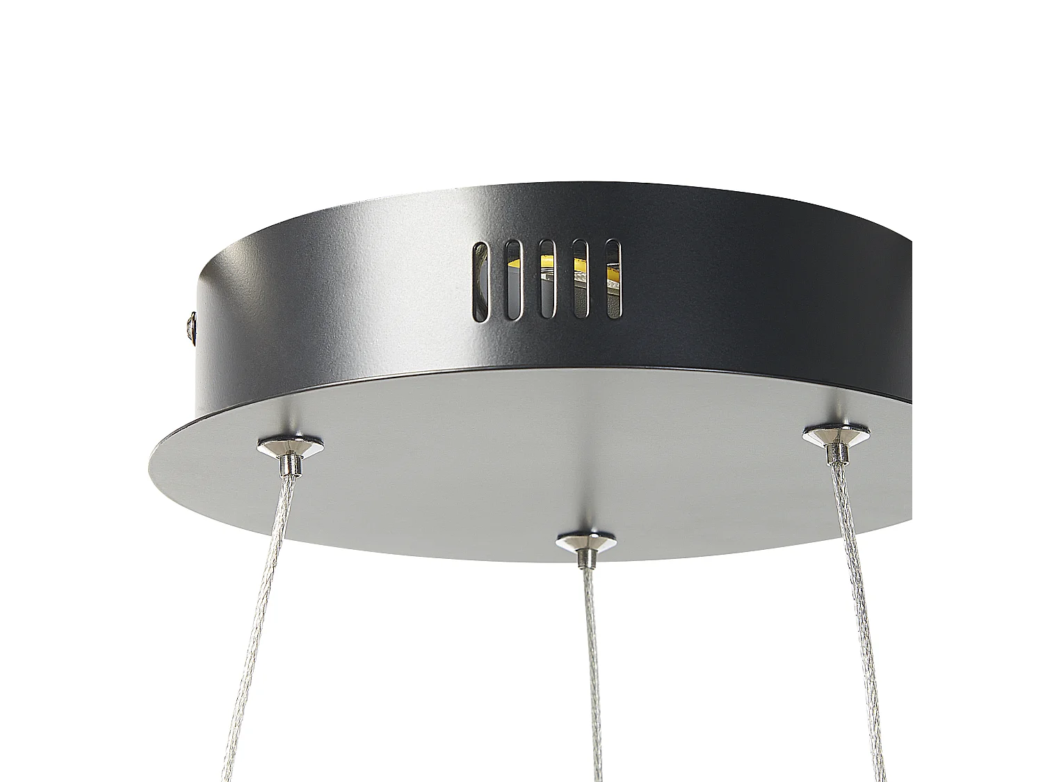 LED Hängelampe PIBOR Metall Schwarz