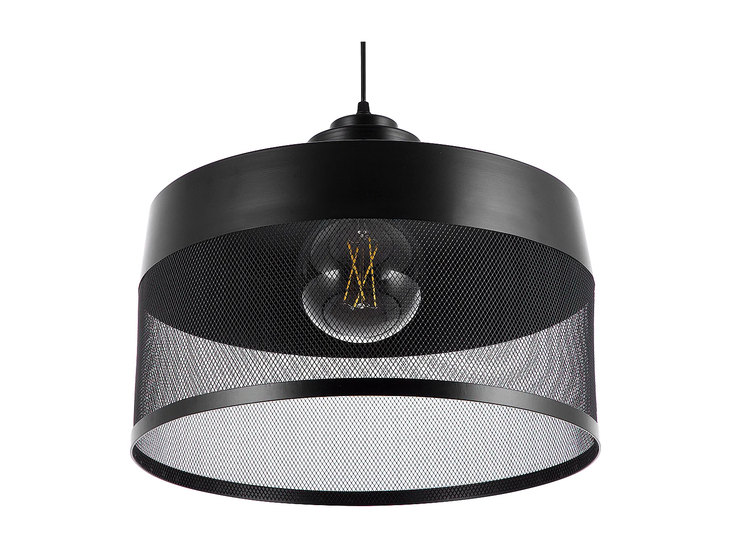 Candeeiro suspenso CARDENER Metal Preto