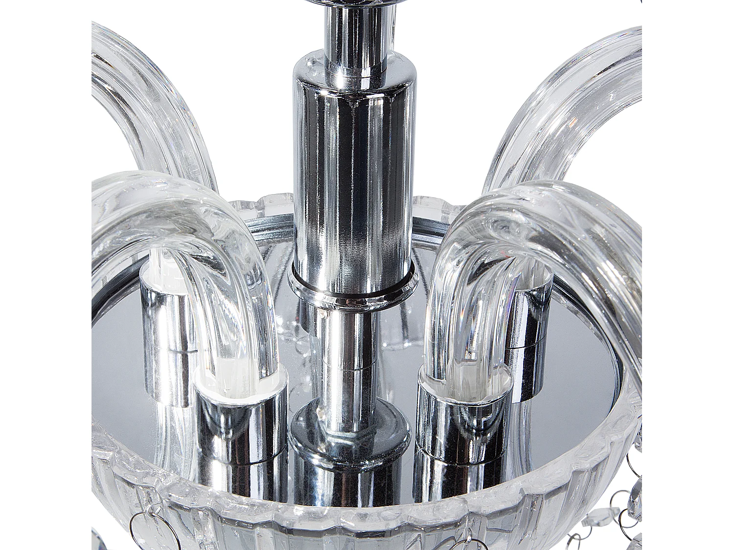 Lustre LOCONE Cristal Argenté