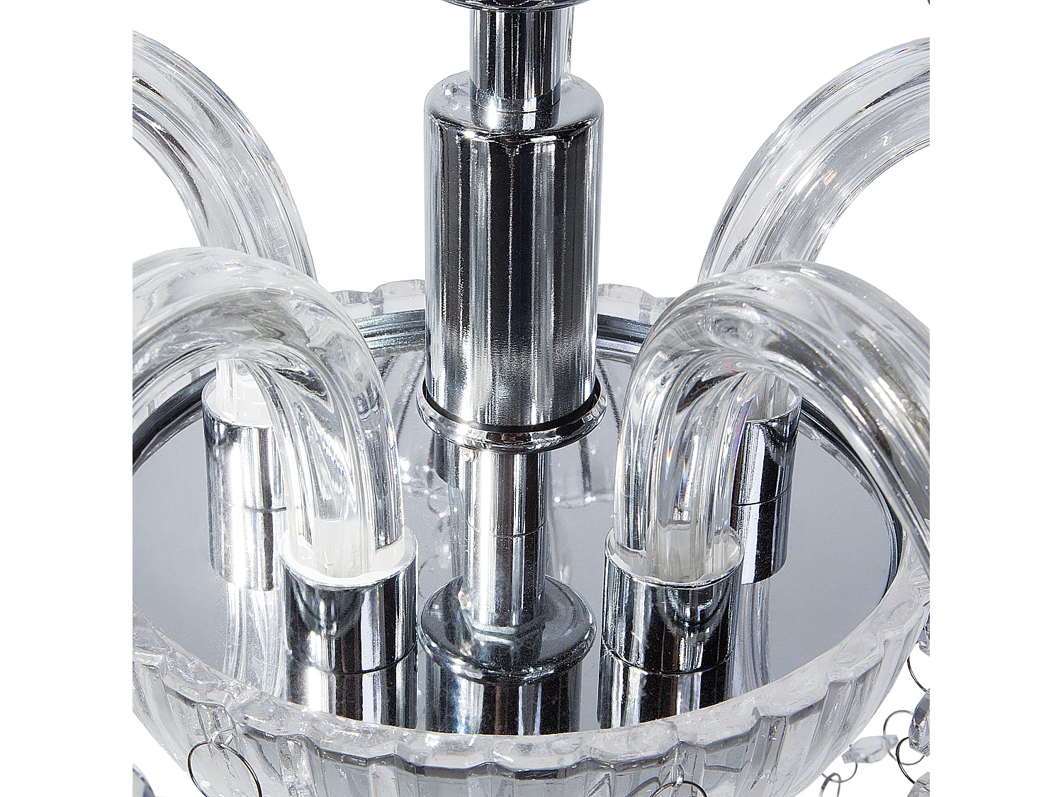 Lustre LOCONE Cristal Argenté