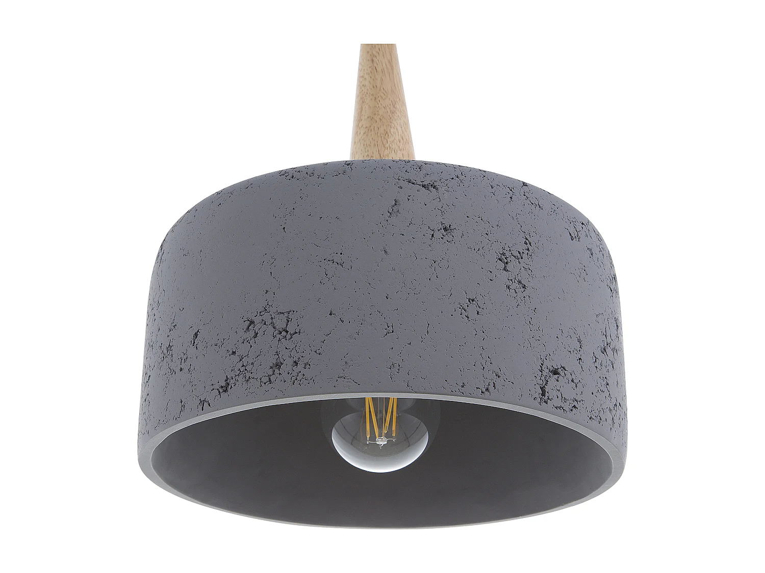 Lampe suspension BURANO Béton Gris