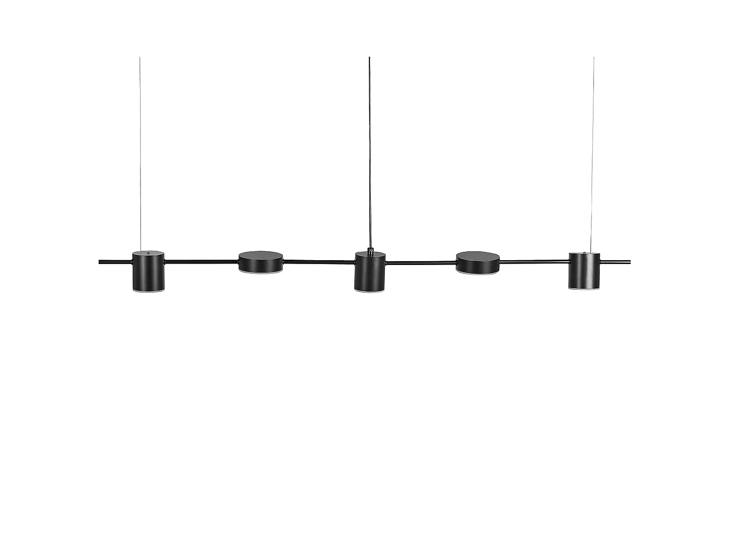 LED Hängelampe SESTRA Metall Schwarz