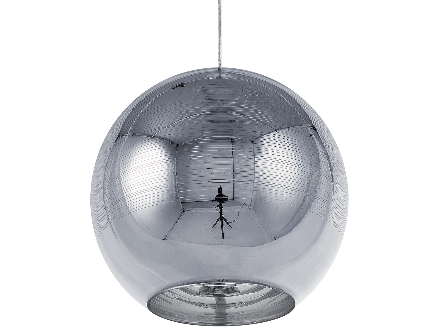 Lampe suspension argenté ASARO