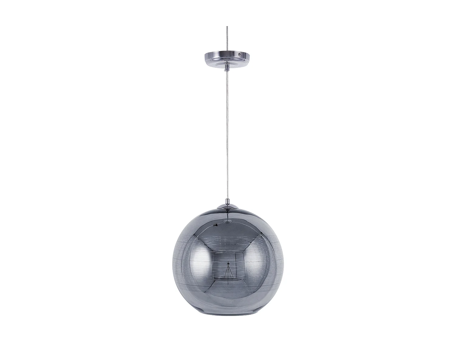 Lampe suspension argenté ASARO