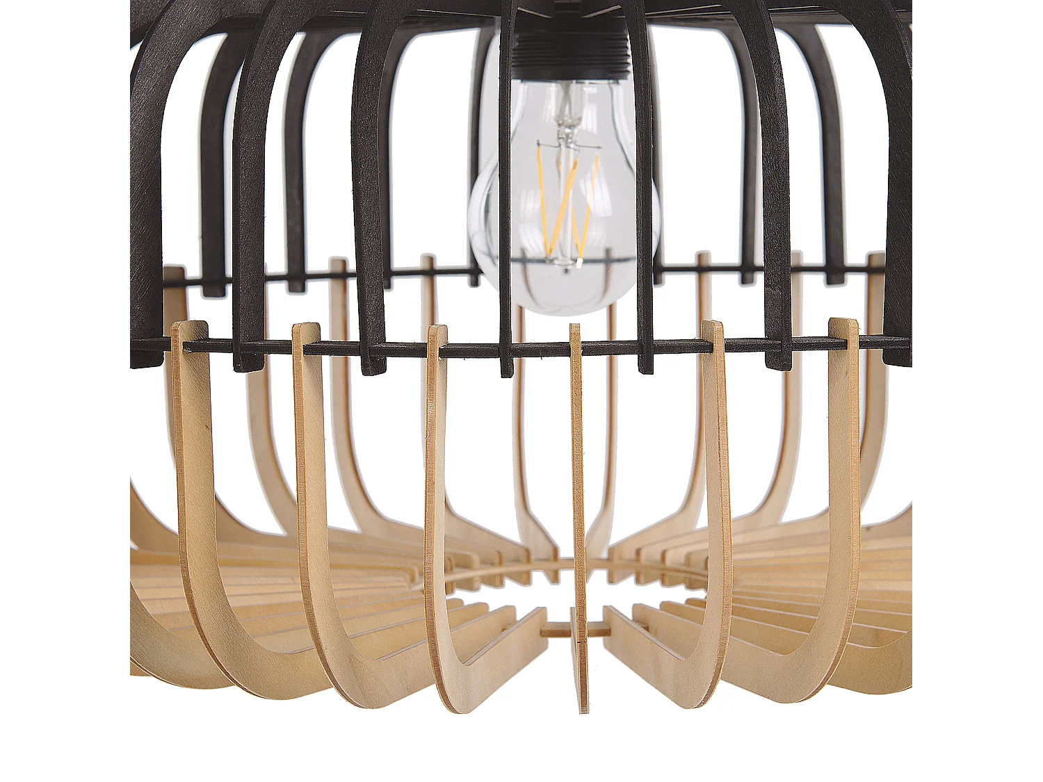 Lampe suspension SOUS Marron/noir