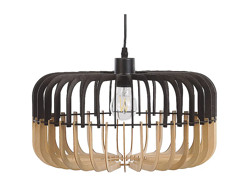 Lampe suspension SOUS Marron/noir