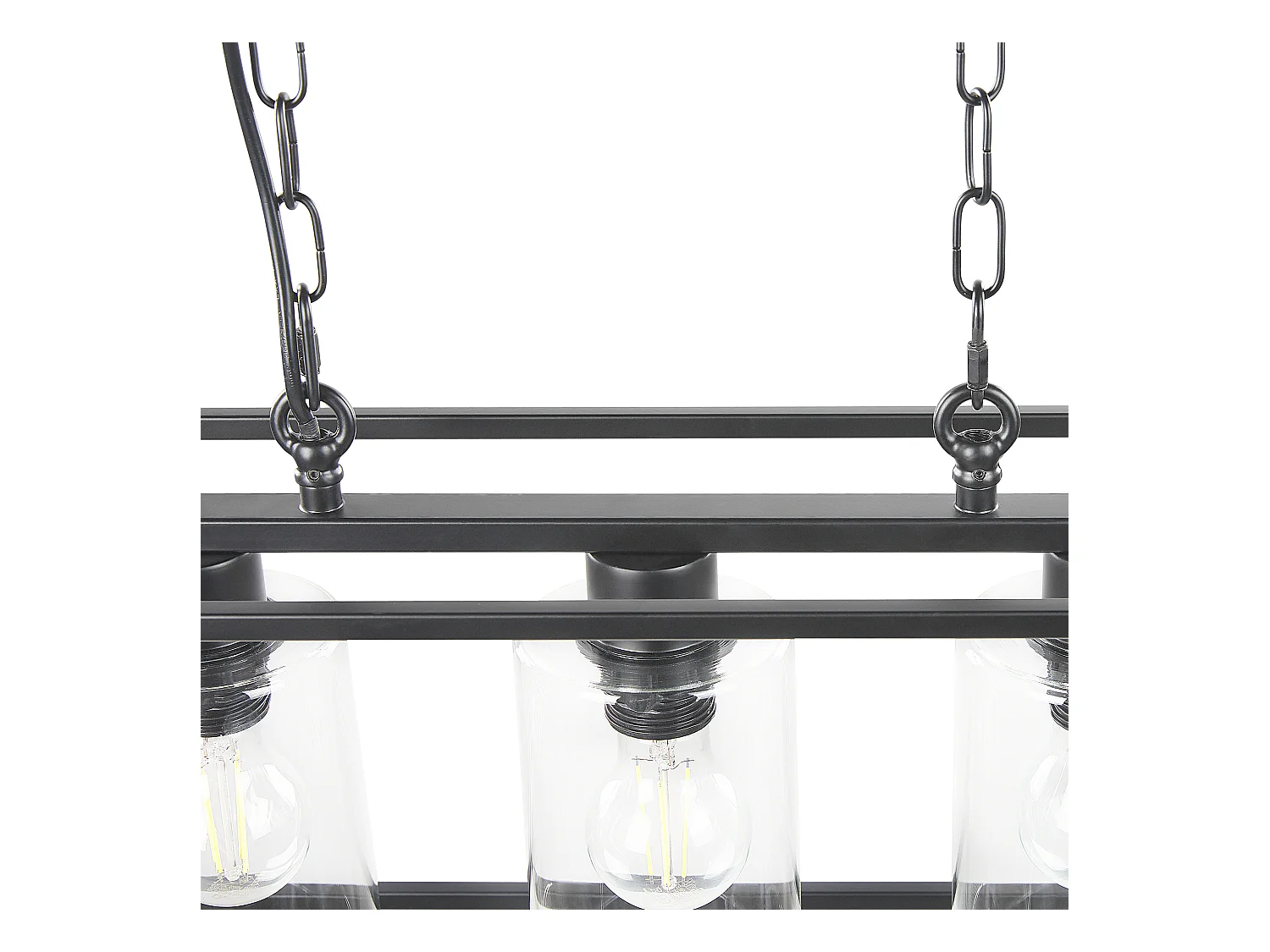 Lámpara colgante MUGER Metal Negro