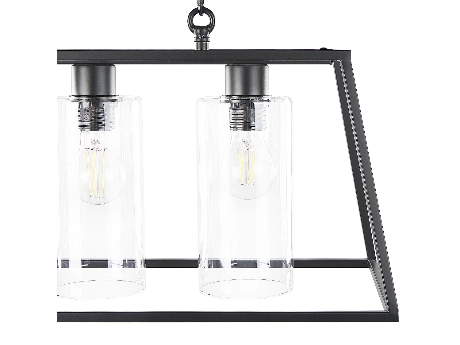 Lampe suspension MUGER Métal Noir