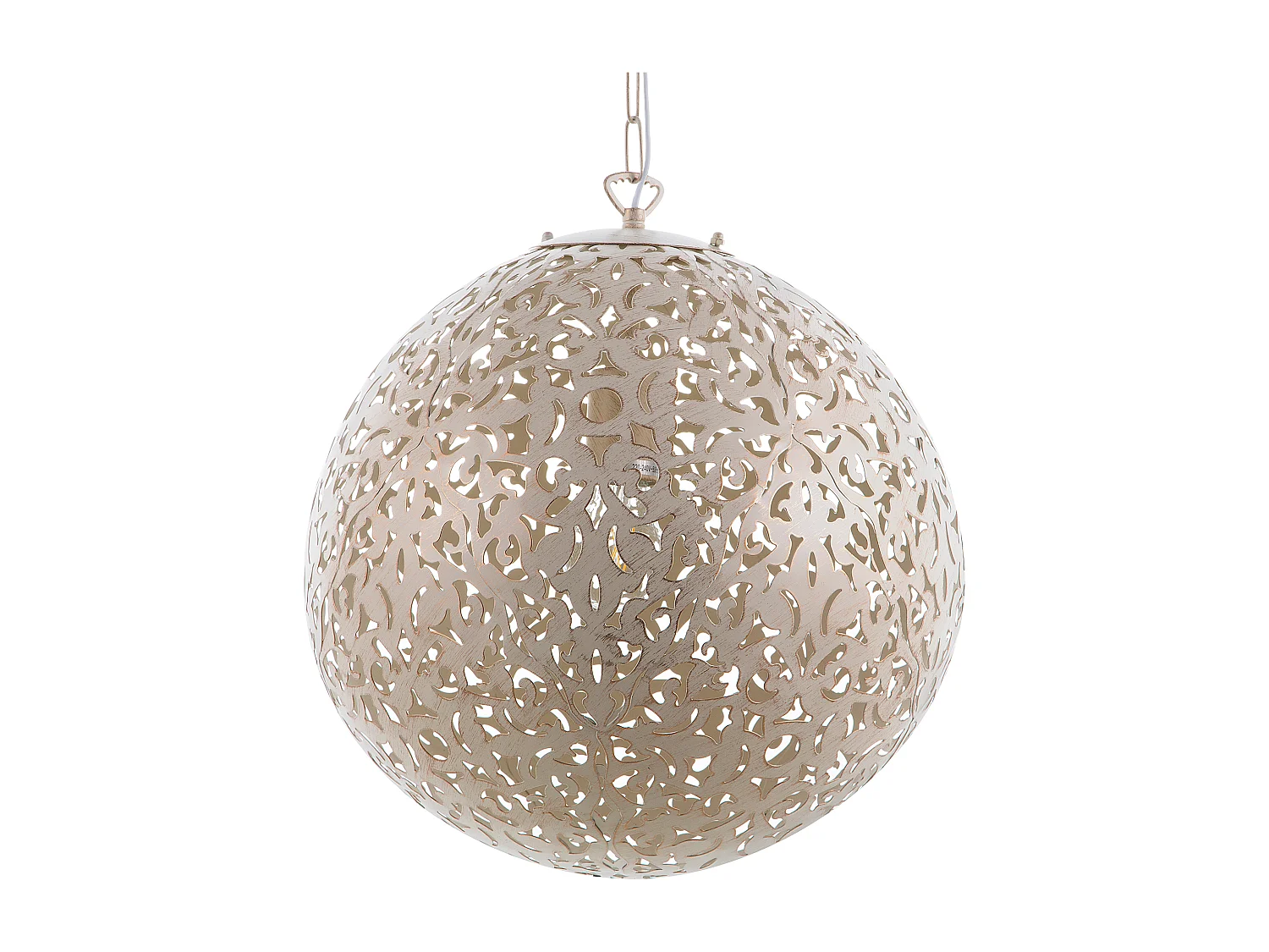 Lampe suspension MURES Métal Beige