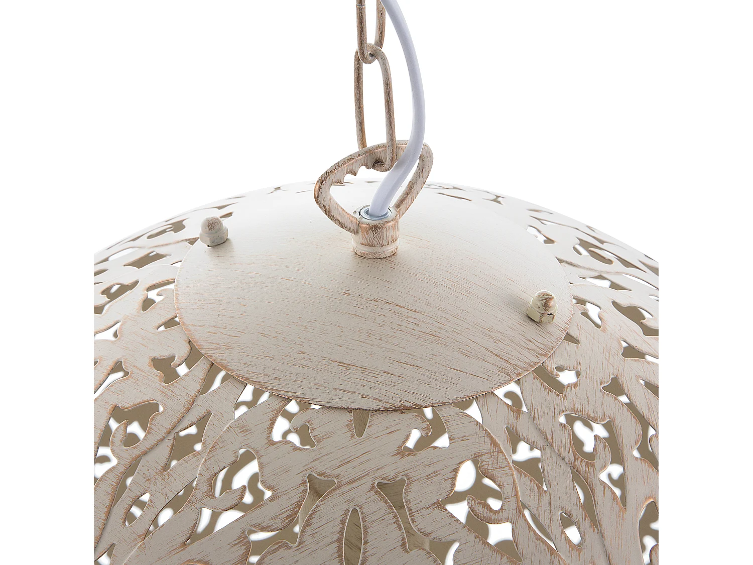 Lampe suspension MURES Métal Beige