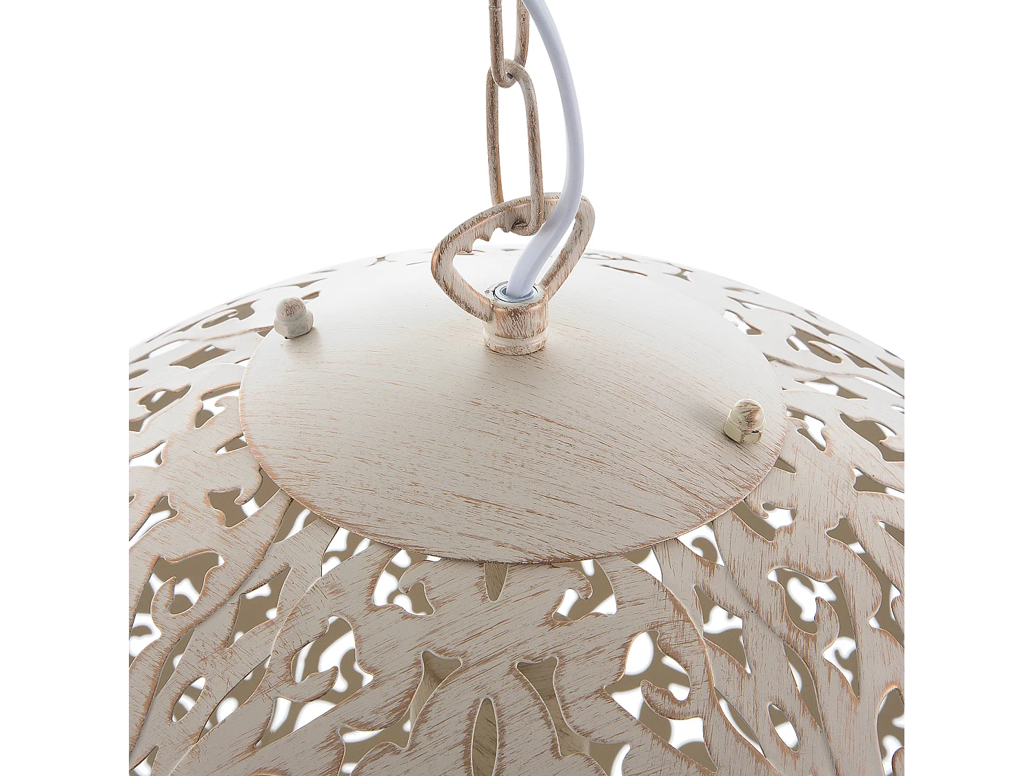 Lampe suspension MURES Métal Beige