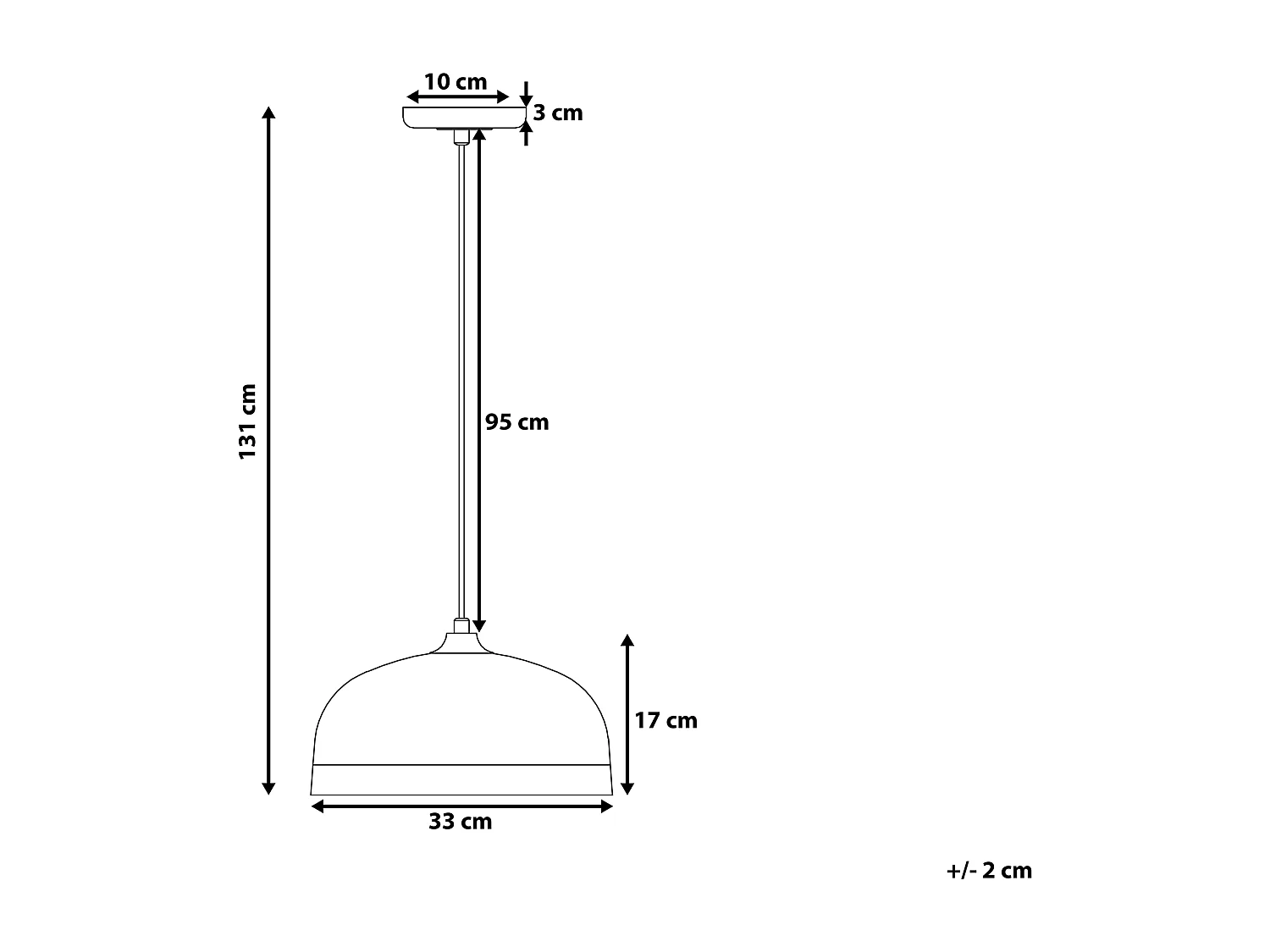 Industrielle Pendelleuchte Metall schwarz/kupfer Parina