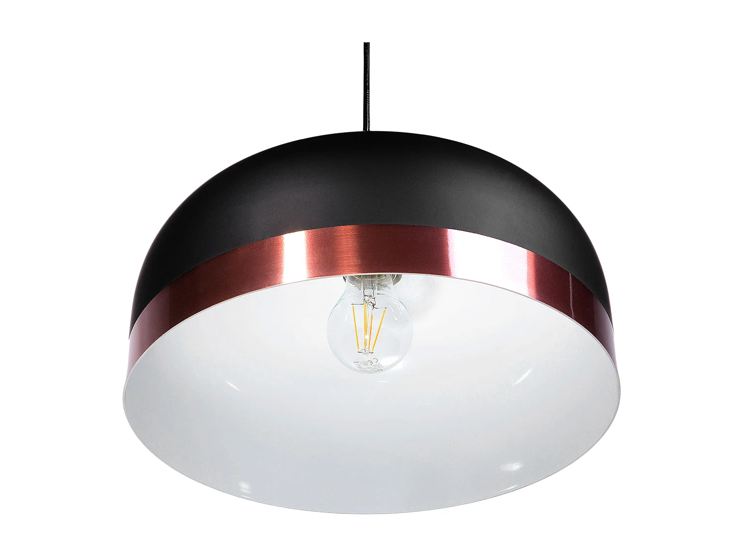 Lampadario PARINA Metallo Nero