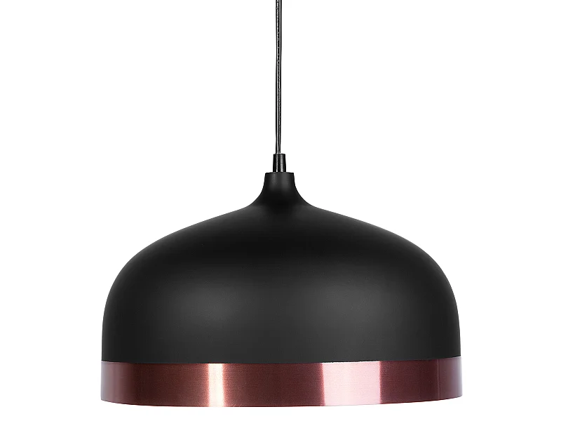 Industrielle Pendelleuchte Metall schwarz/kupfer Parina