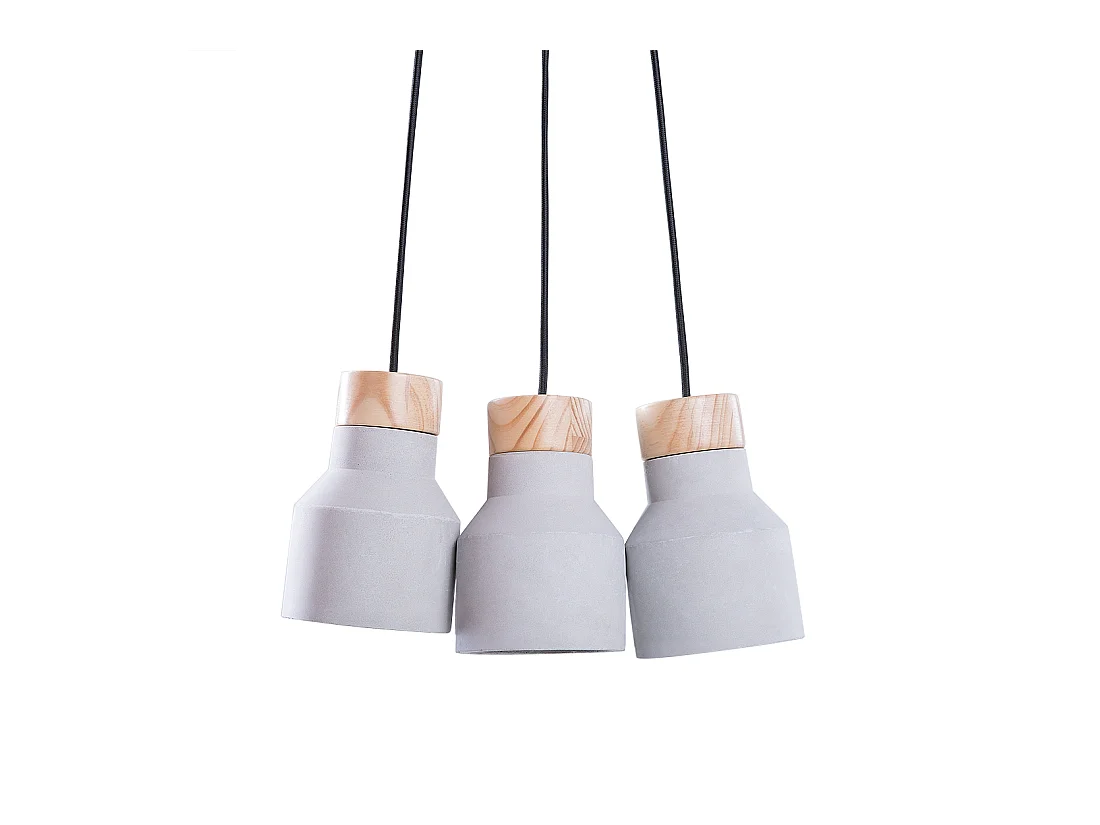 Lampe suspension BAHT Béton Gris
