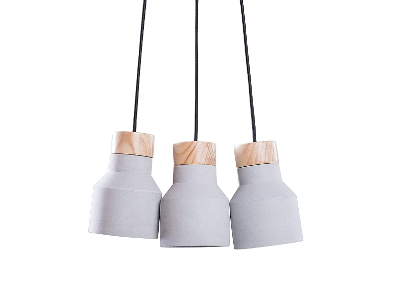 Lampe suspension BAHT Béton Gris