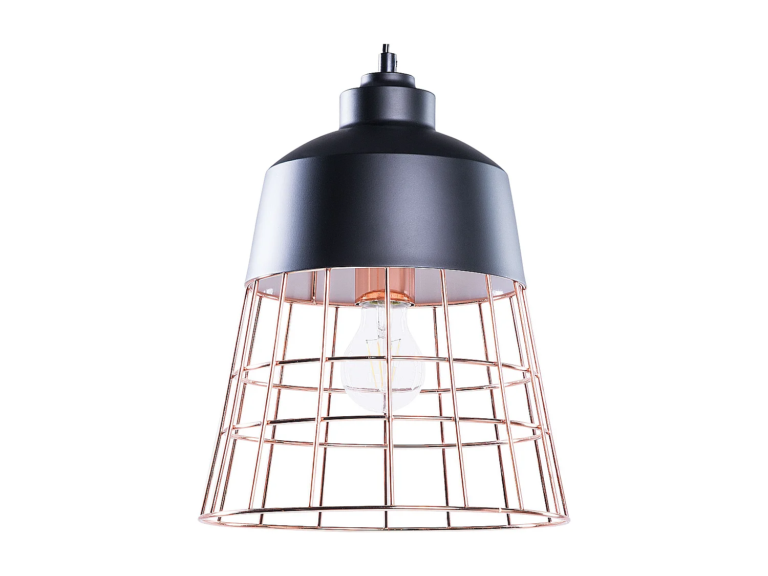 Lampa wisząca MONTE Metal Czarny