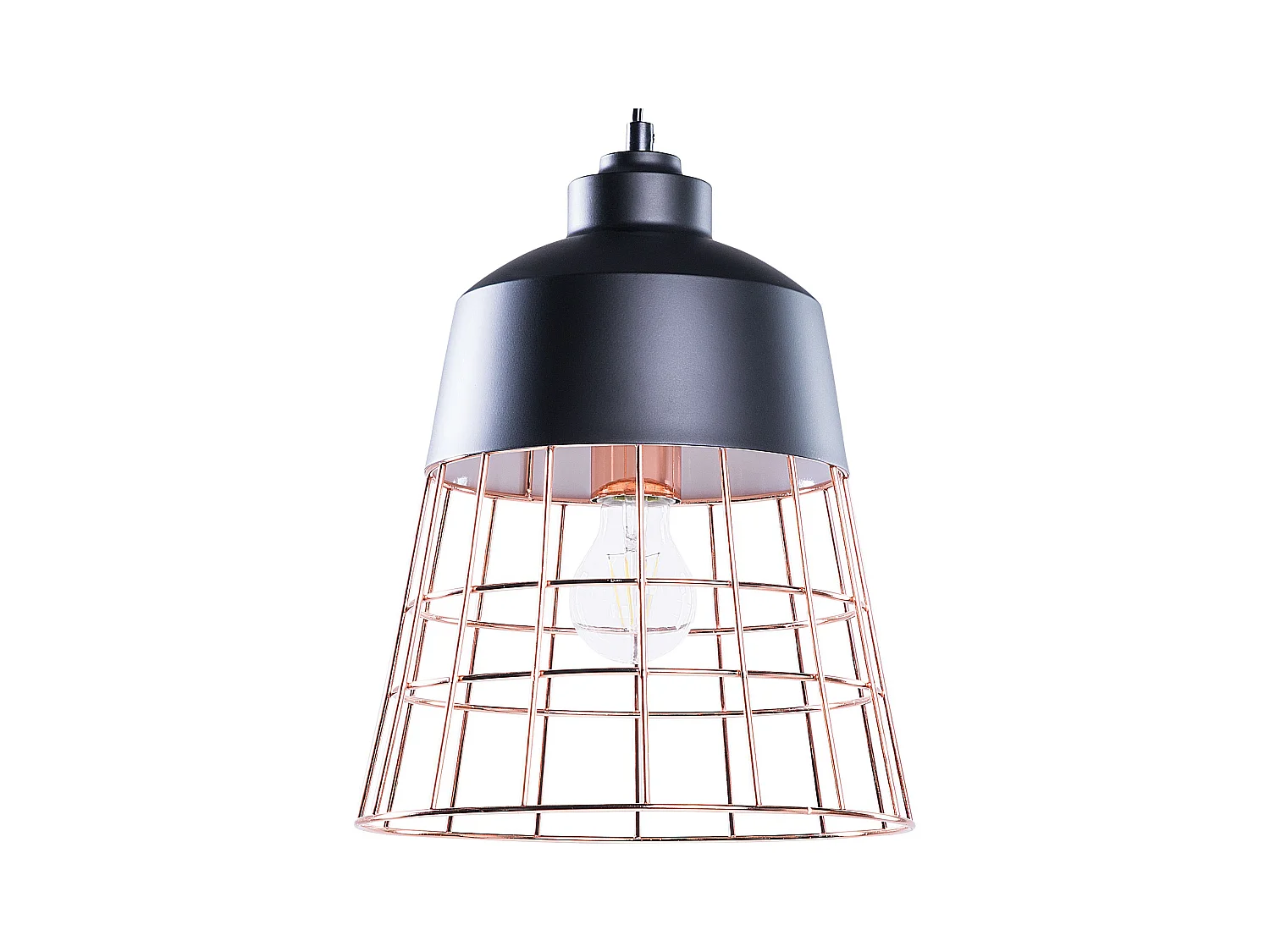 Lampe suspension MONTE Métal Noir