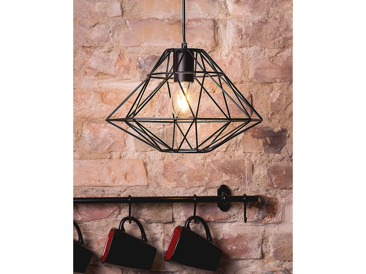 Lampa wisząca GUAM Metal Czarny