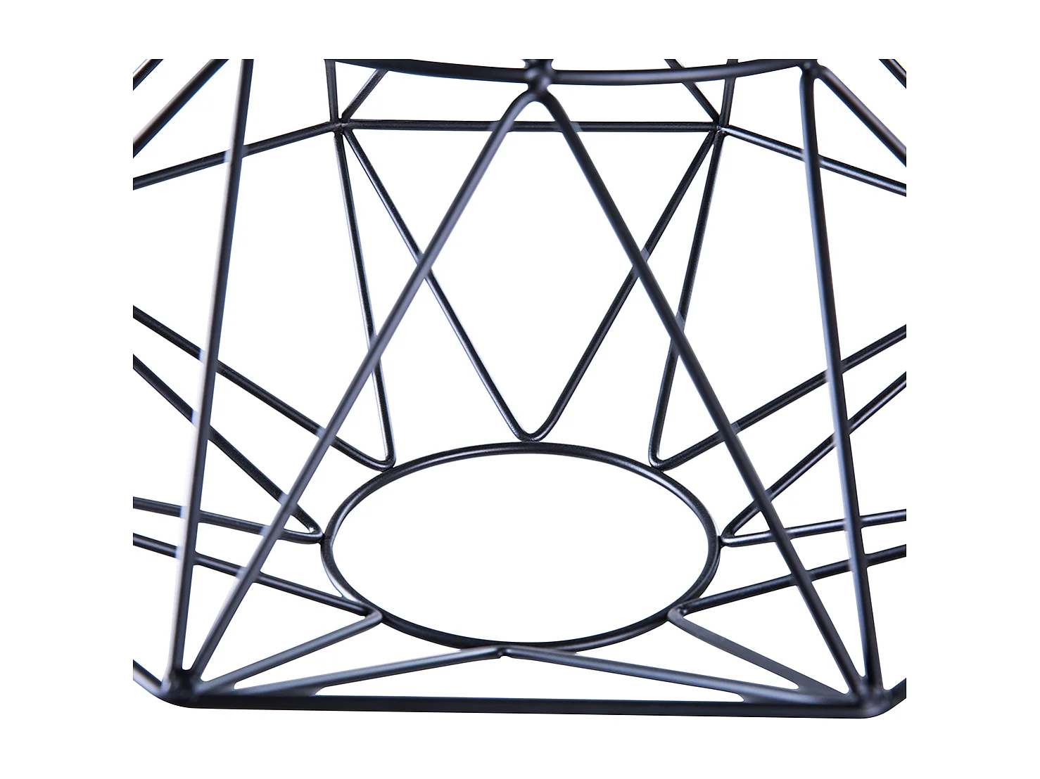 Hängelampe im industriellen Stil geometrische Form Metall schwarz Guam