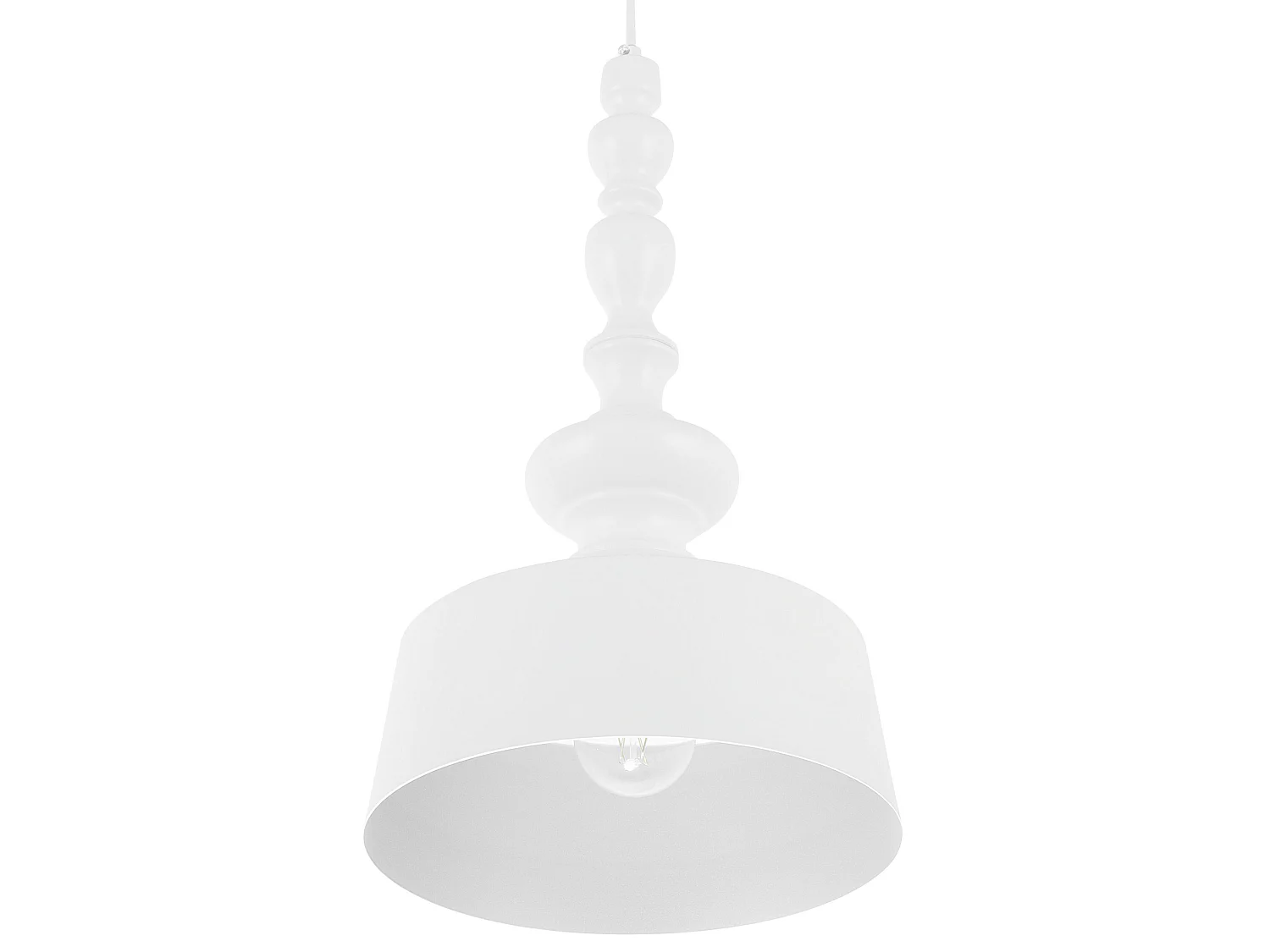 Lampe suspension DRIVA Métal Blanc