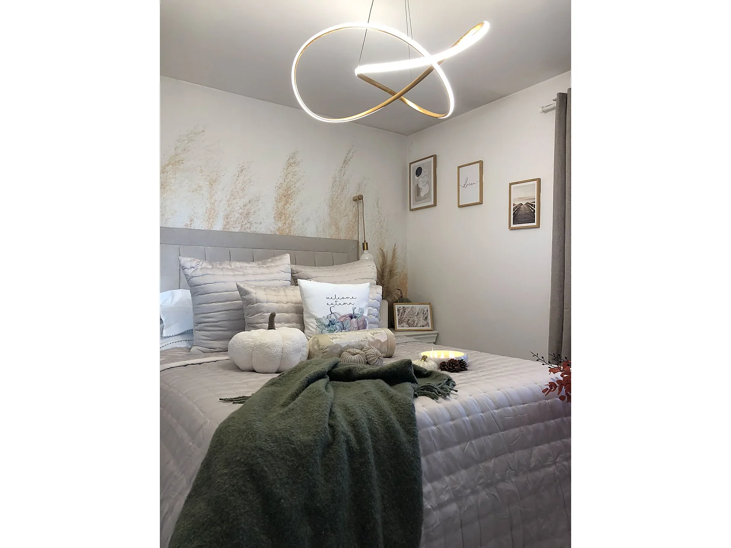 Lampe LED suspendue TUMEN Métal Doré