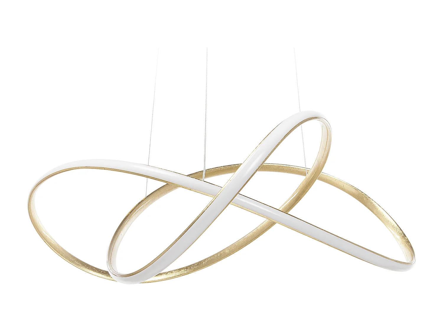 Candeeiro LED suspenso TUMEN Metal Dourado