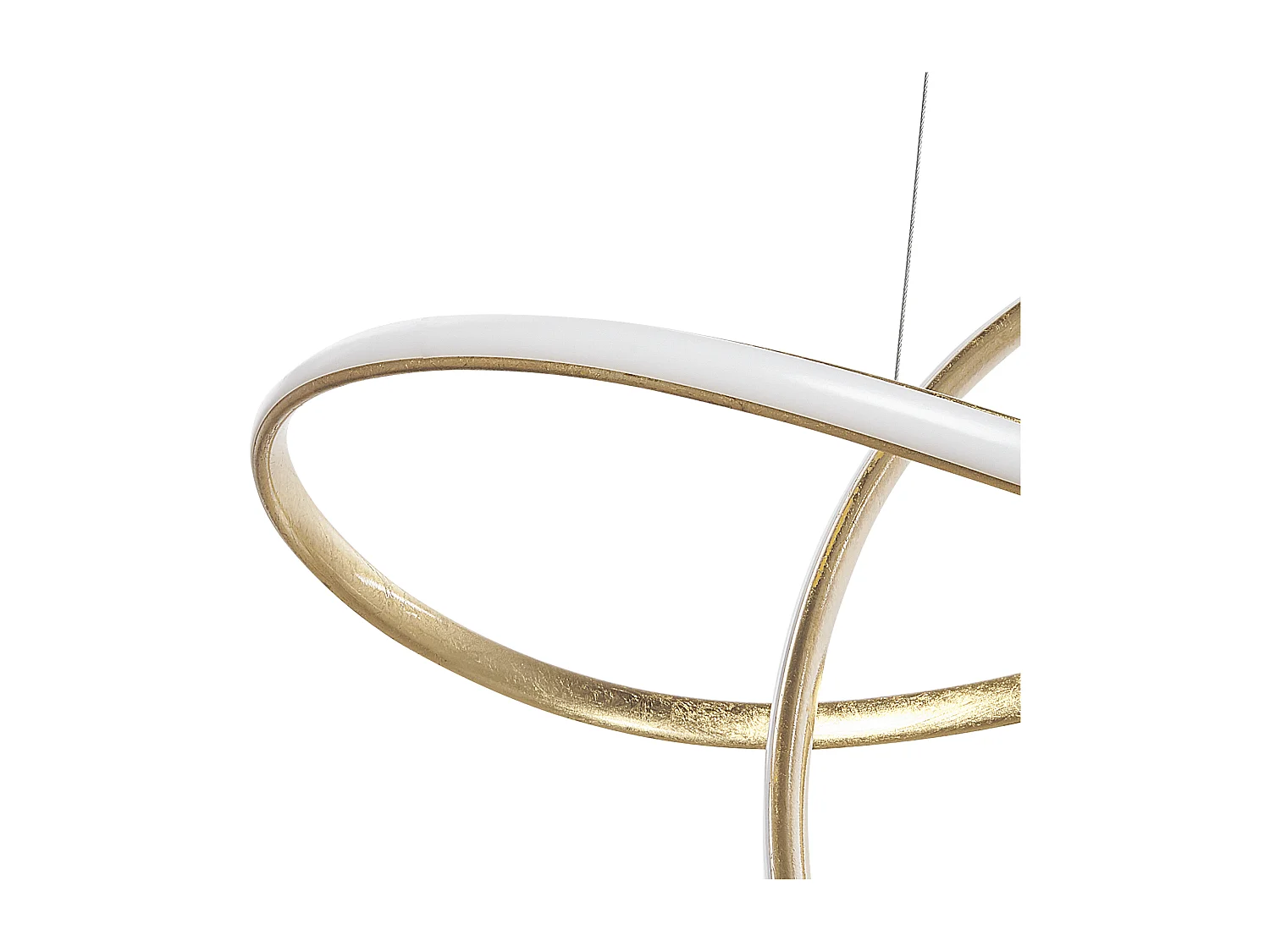 Candeeiro LED suspenso TUMEN Metal Dourado