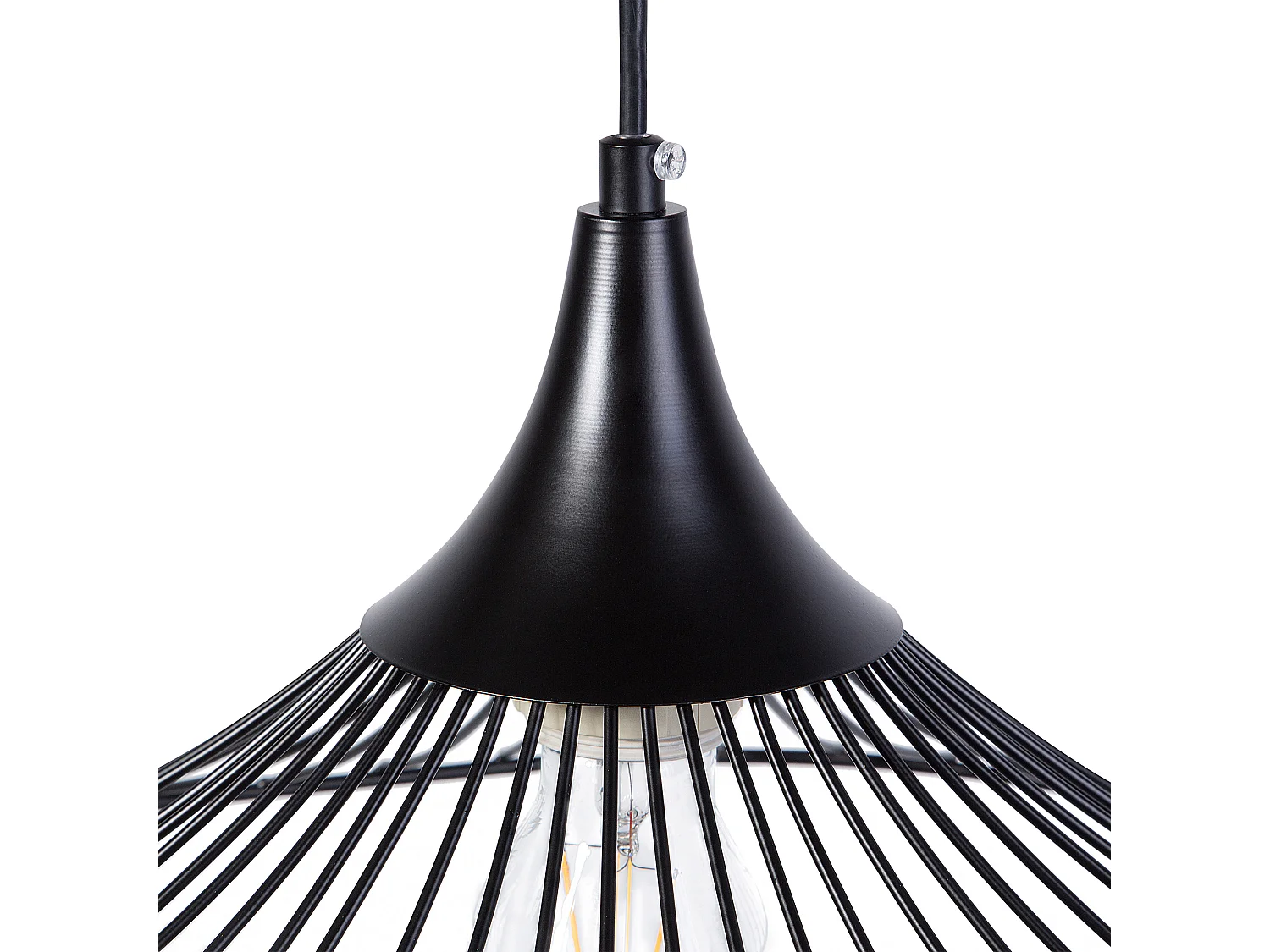 Lampe suspension GIONA Métal Noir