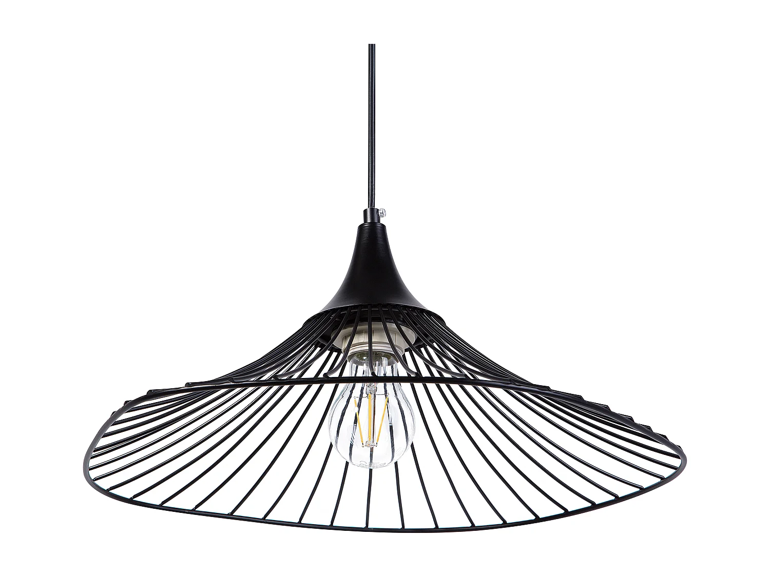 Candeeiro suspenso GIONA Metal Preto