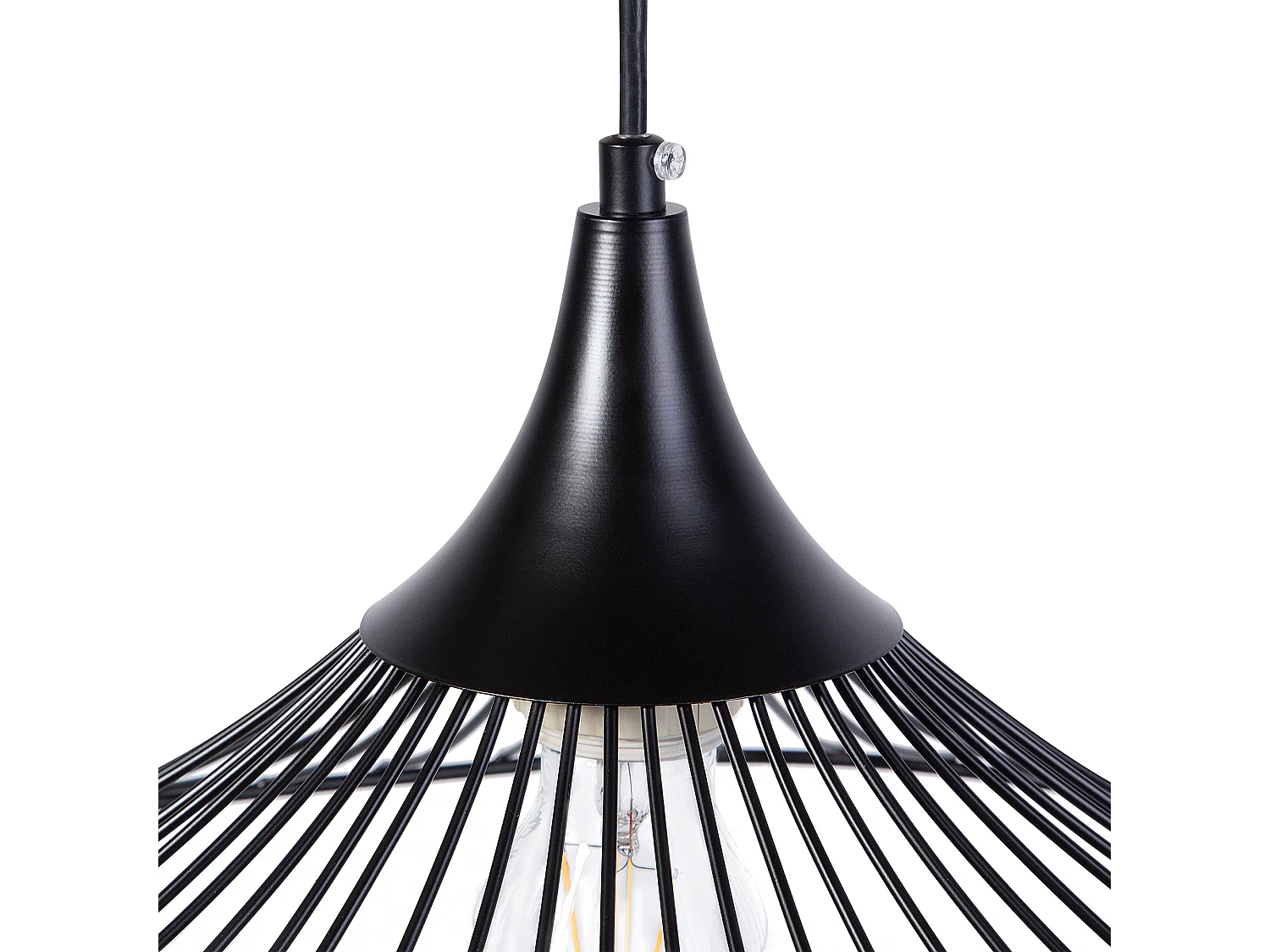 Candeeiro suspenso GIONA Metal Preto