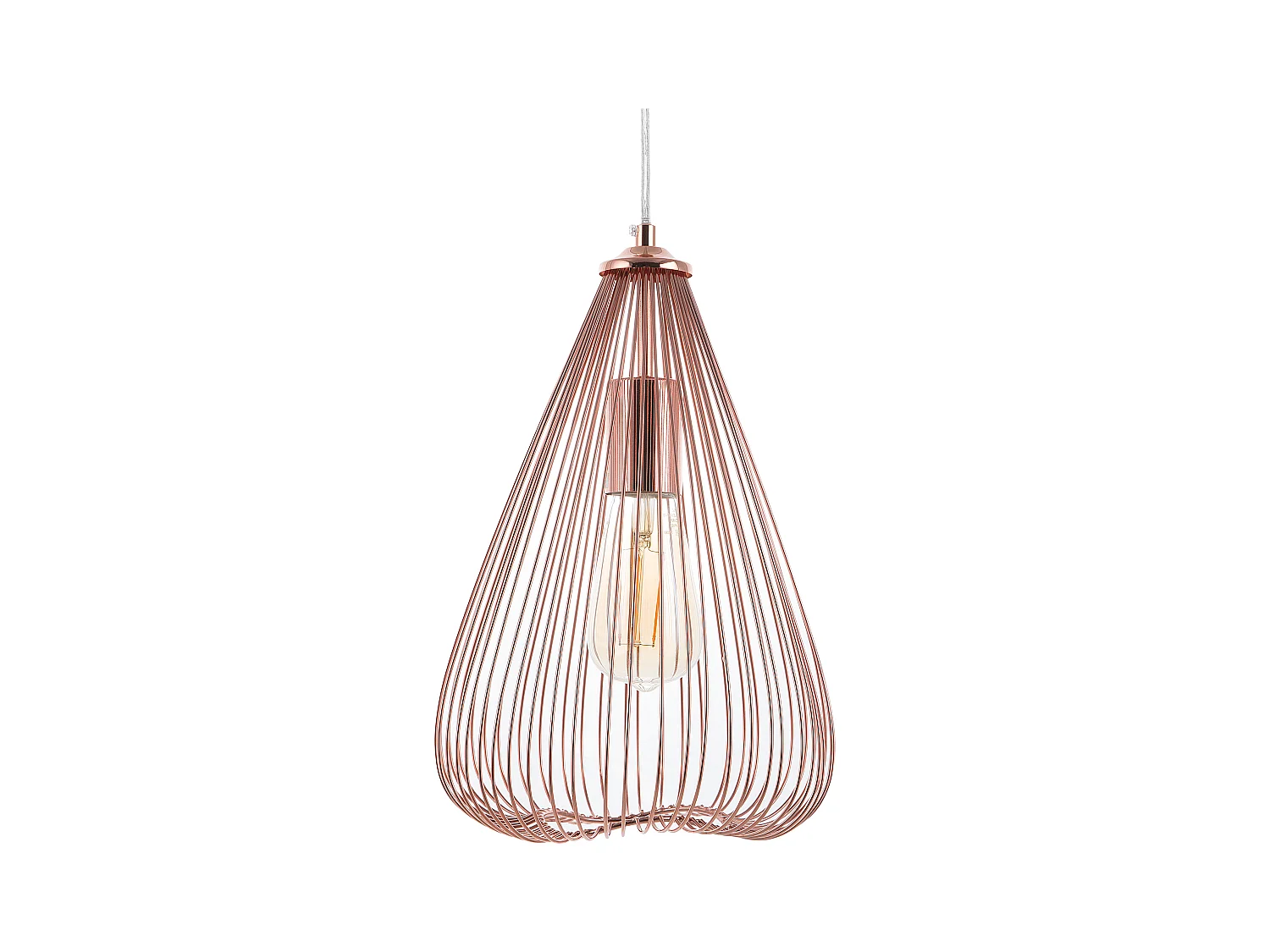 Lampe suspension CONCA Métal Cuivré