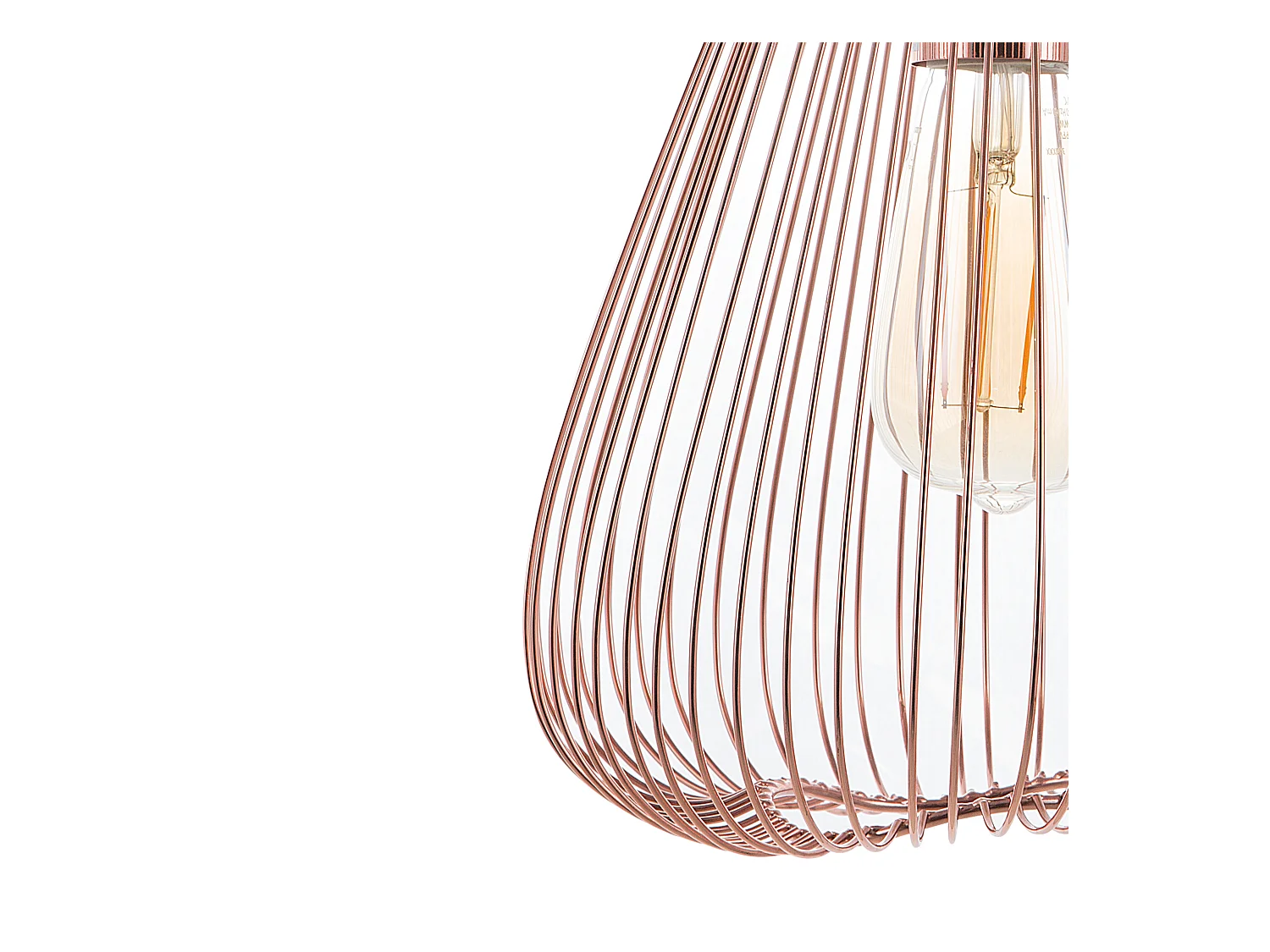 Lampa wisząca CONCA Metal Miedziany