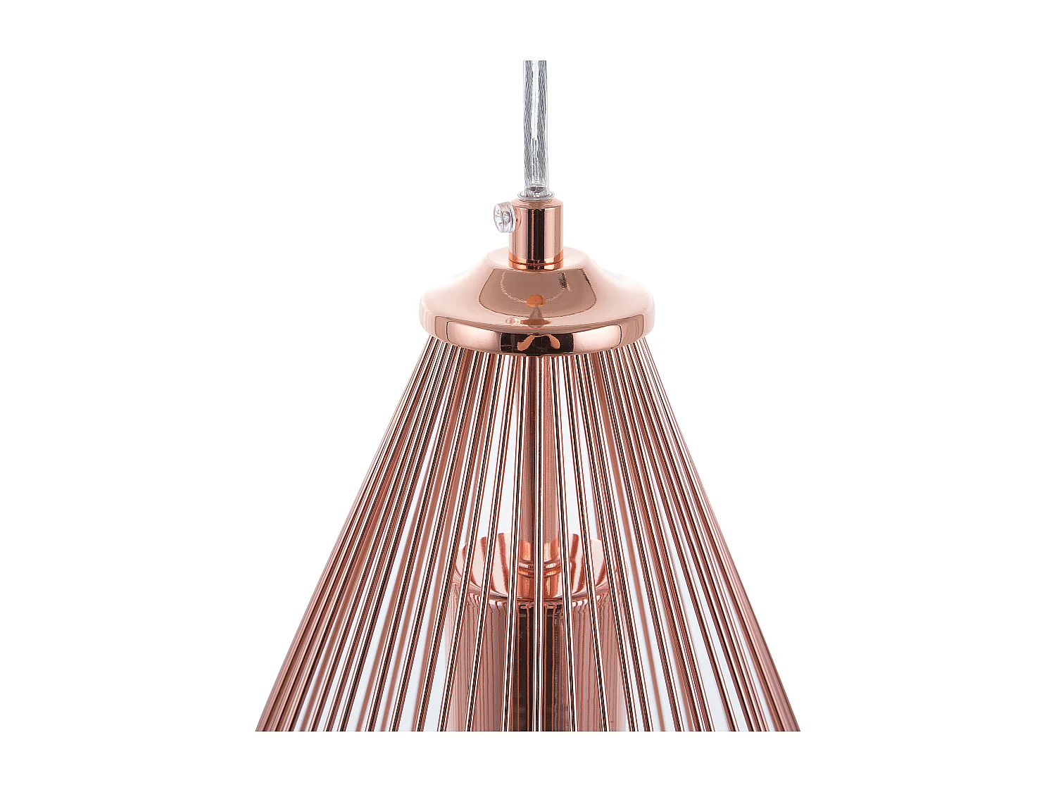 Lampe suspension CONCA Métal Cuivré