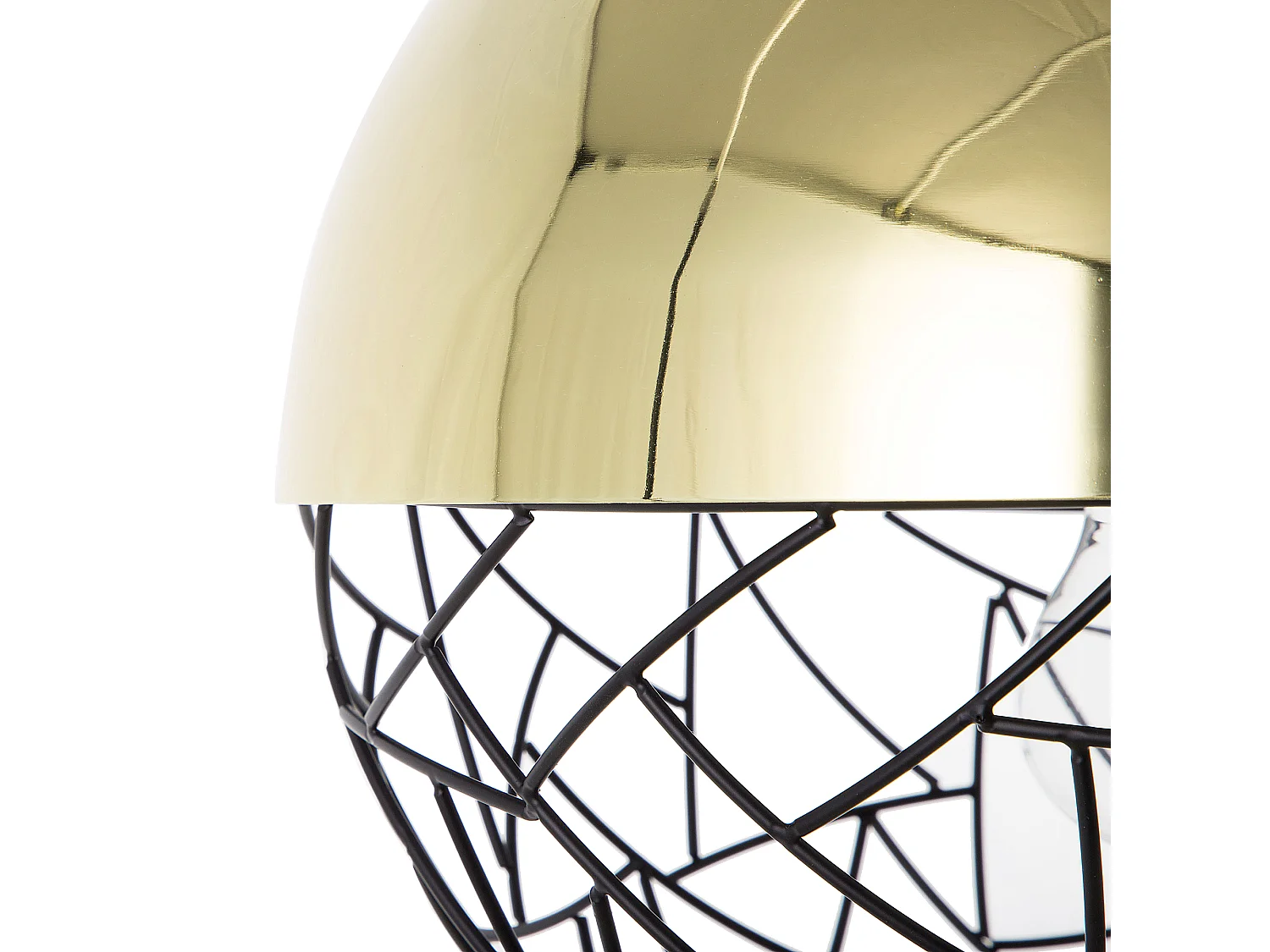 Lampe suspension PADMA Métal Doré