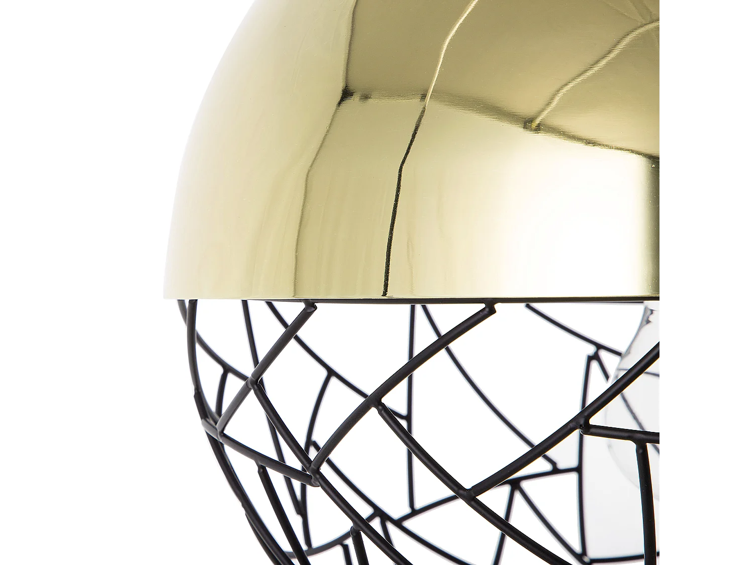 Lampe suspension PADMA Métal Doré