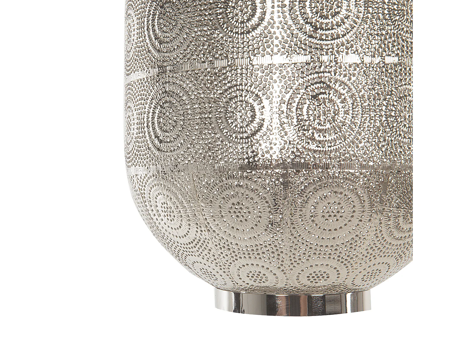 Lampe suspension MARINGA Métal Argenté