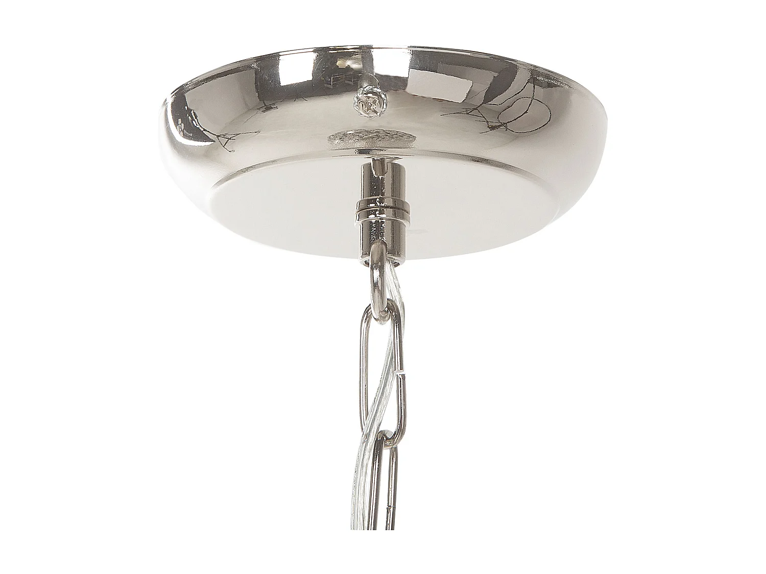 Lampe suspension MARINGA Métal Argenté