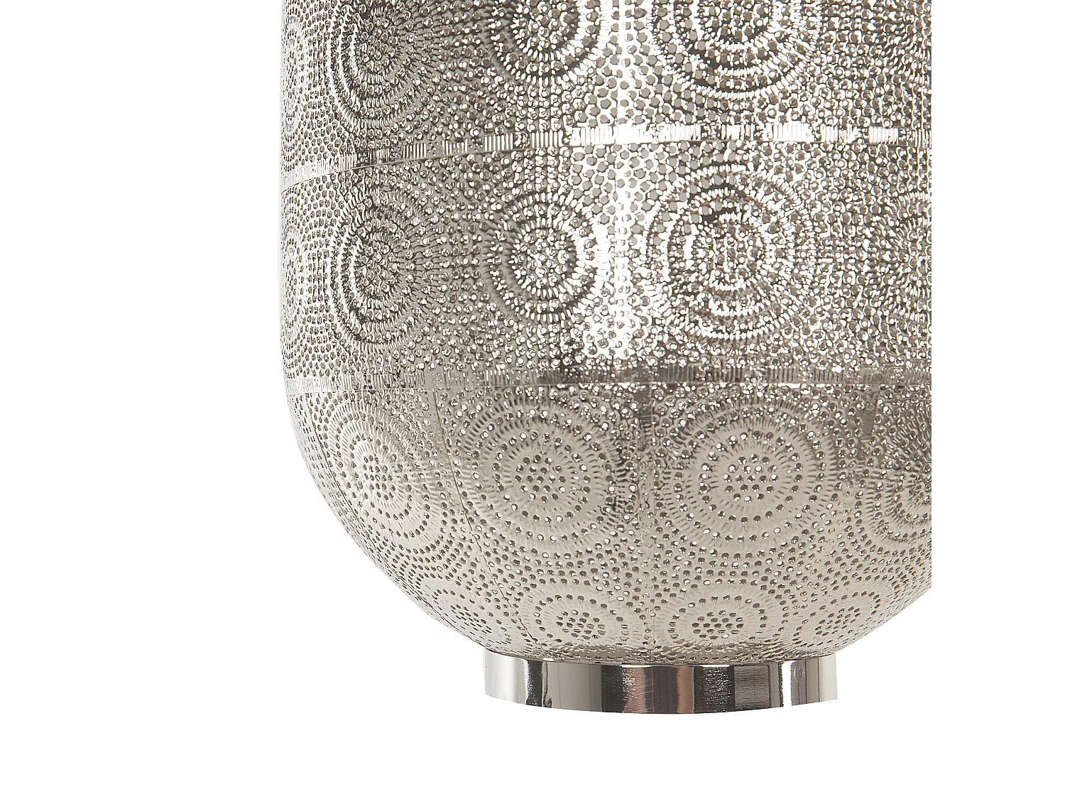 Lampe suspension MARINGA Métal Argenté