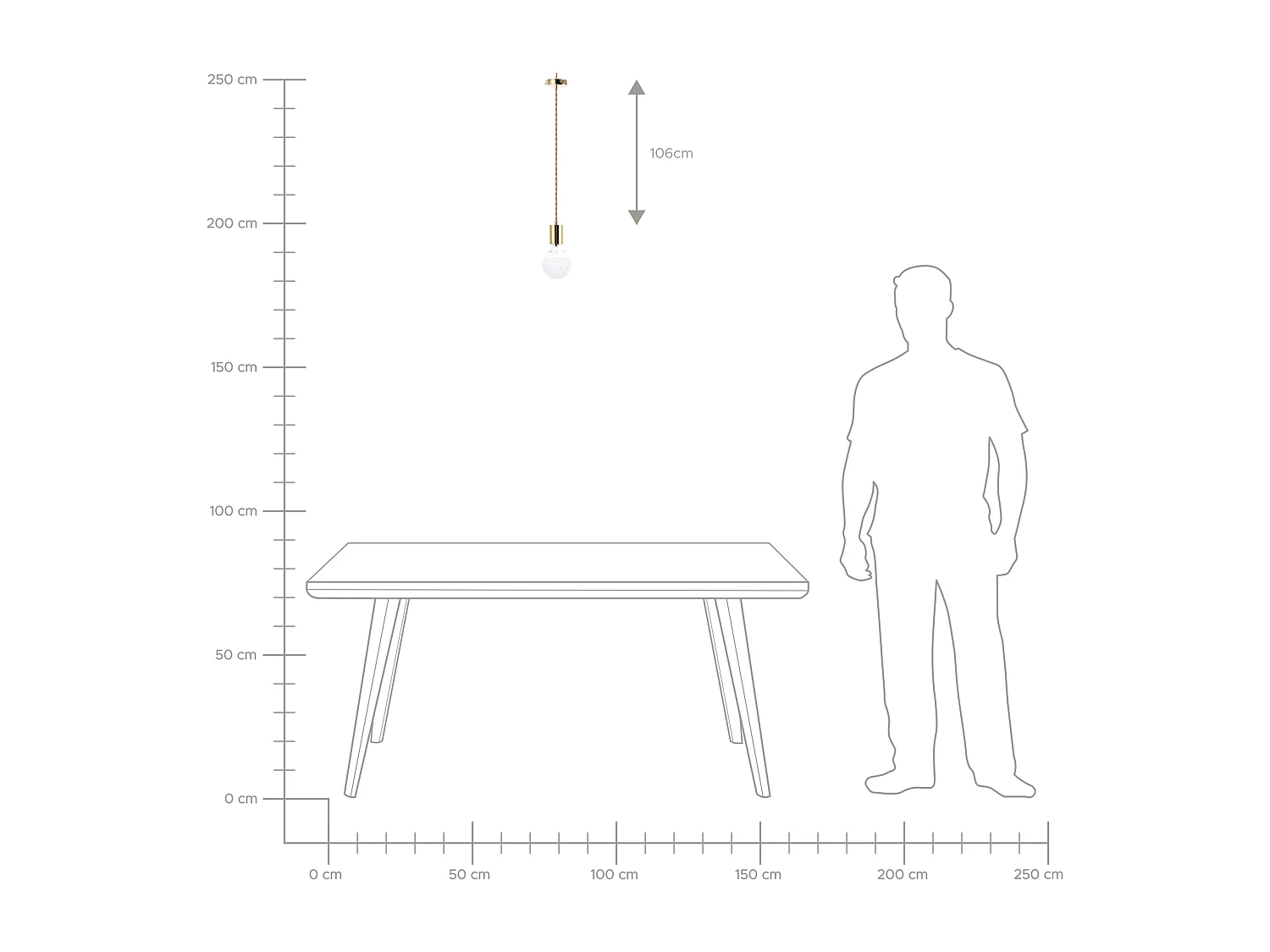 Set di 2 lampadari ANZA Vetro Oro