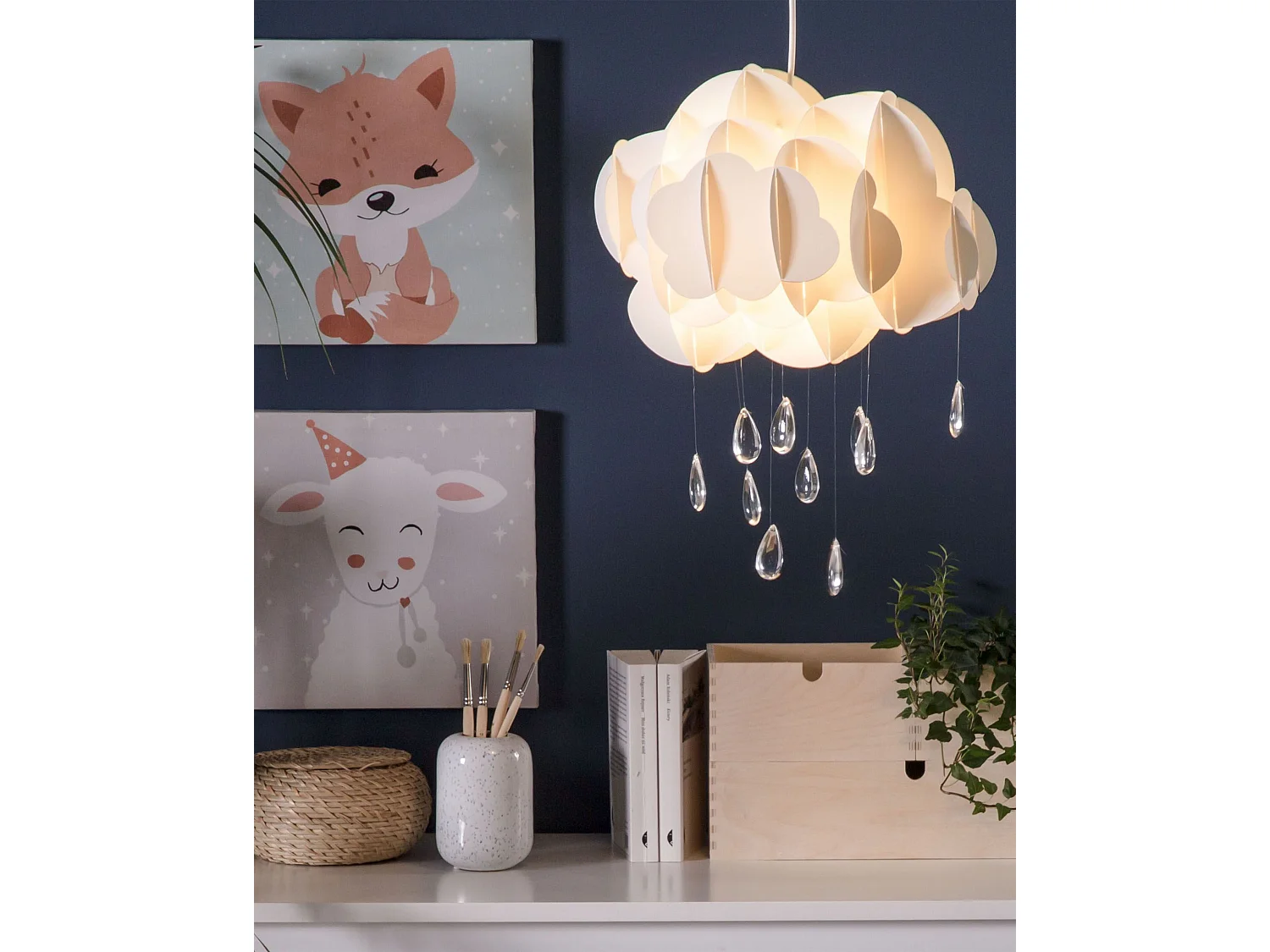 Lampe suspension AILENNE Blanc