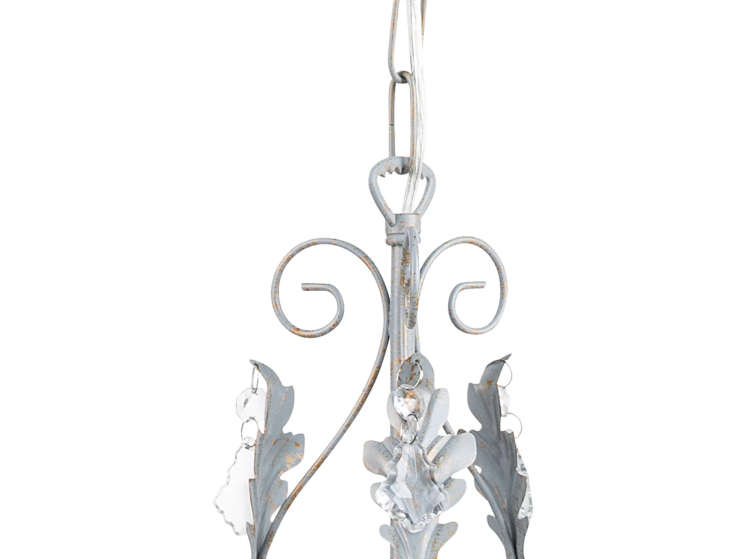 Lustre 3 ampoules gris ISEN