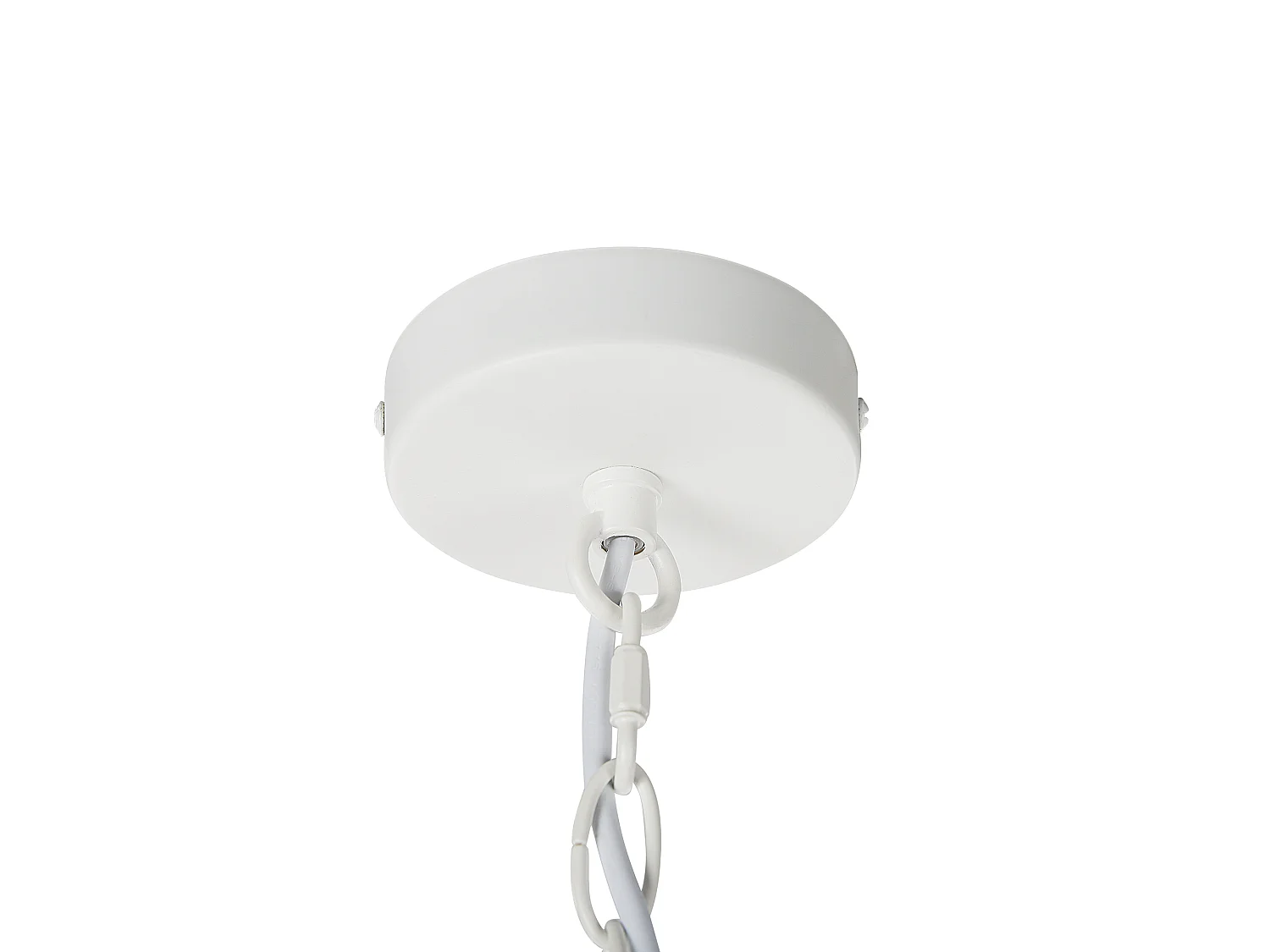 Kronleuchter DABUS Metall Weiss