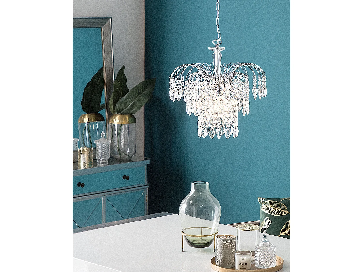 Lustre argenté RIVIL